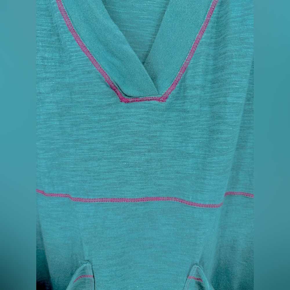 Natural Life Teal Cotton Top - Picture 6 of 11